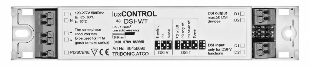 luxcotro lighting control system Standard function Standard: The signal is received, amplified (signal amplitude), refreshed (on a time basis) and output again.