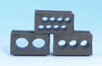 VARIOSOLID Rubber Modules Small Simple, trouble free assembly of rubber modules through a specially designed tongue and groove system eliminating the need for extra metal holders within the frame