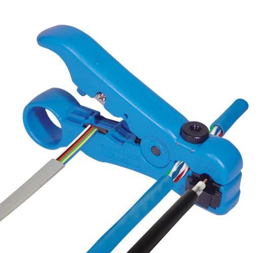 Cable Stripping & Cutting Tools 888.ASK.4.ICC 888.275.4422 Deluxe Stripping Tool NOW YOU CAN USE ONE TOOL TO CUT, STRIP AND PREPARE YOUR CABLE!