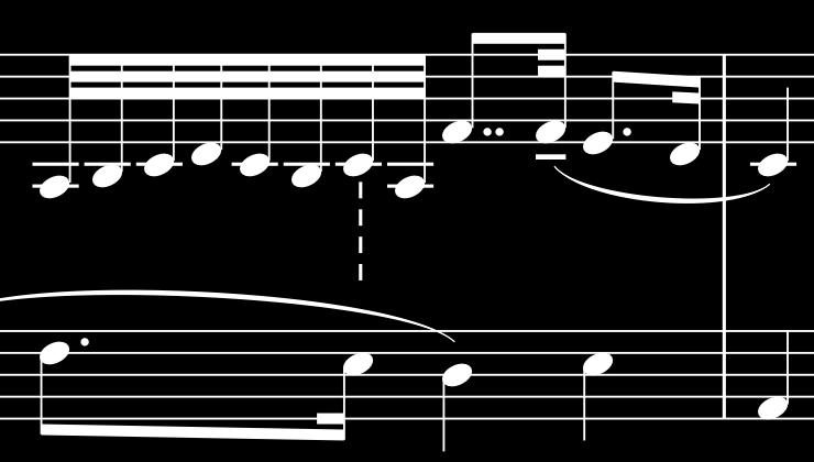 dotted rhythm should be divided into 32notes, and that when there is a scalar gesture, the