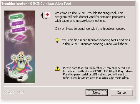 Troubleshooting 7 If you are unable to connect to the GENIE microcontroller or download a program, you should go through the following troubleshooting hints and tips.