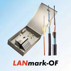 Optical Classes LANmark-OF Components Optical fibre products are used in the cabling system for installing fibre links in the backbone or connecting the users with fibre to the desk.