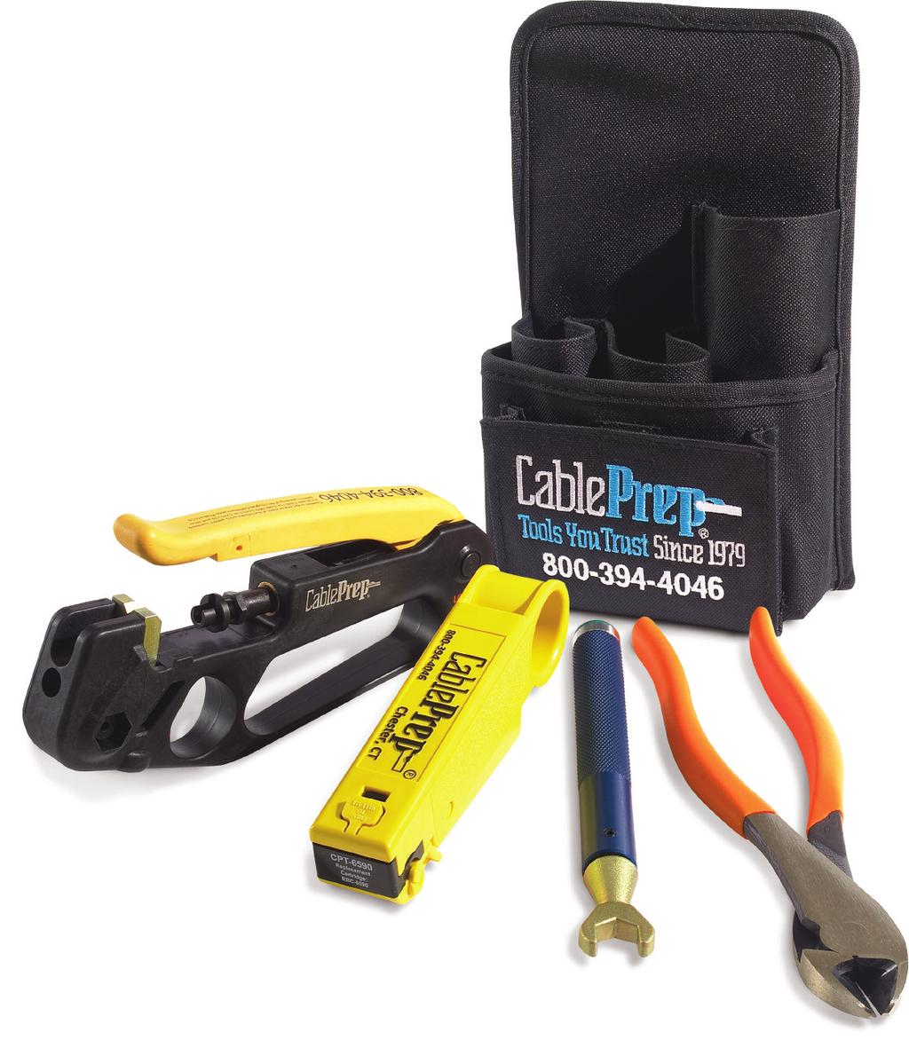Drop Cable Premises Installation PIK Premises Installation Kits are specifically configured with tools that ensure smooth drop installations.