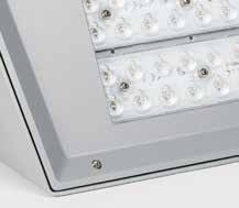 All Philips Gardco 100 Line LED housings, door frames and back plates are precision die cast aluminum. The singlepiece die cast door frame fits flush to the housing.