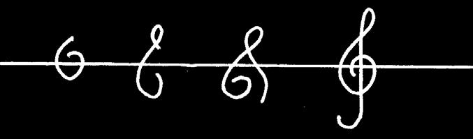 Clefs A clef is a musical symbol which is used to determine the pitch of written notes. There are three types of clefs used in modern music notation: G clefs, F clefs and C clefs.