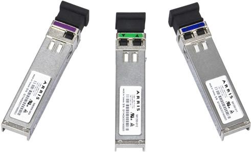 For short links less than 10 km, a low power nm SFP transceiver is available that delivers a lower cost solution than analog return transmitters on a per RF stream basis.