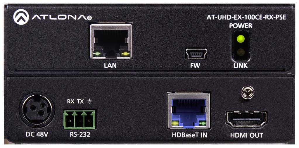 4K/UHD HDMI Over 100M HDBaseT TX/RX with Ethernet, Control, and PoE Please