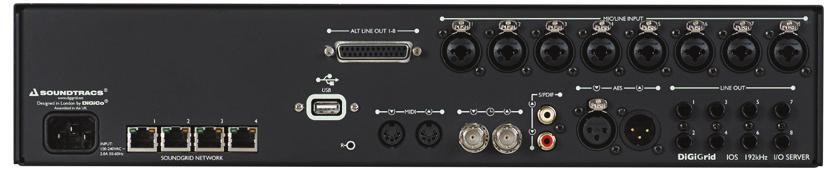 You can add up to eight SoundGrid I/O devices to a single host.