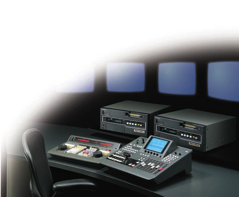 System Applications Live Application Eight video inputs, each with tally output, and M/E and DSK preview prepare the AG-MX70 for use as a switcher with multi-camera feeds for live studio or event