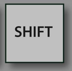 SHIFT The SHIFT Button allows you to change the sources associated with the Program and Preview Buttons.