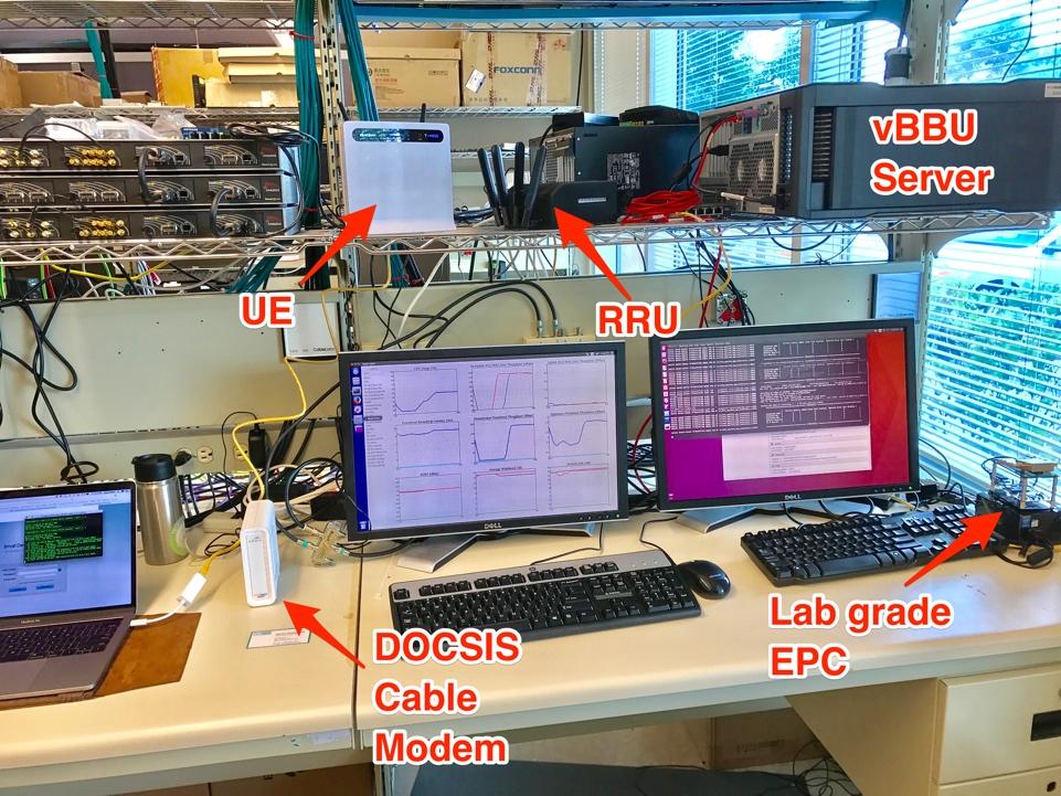Figure 6 CableLabs TIP Community Lab Phase 0 Setup Another test bed is installed in Telecom Italia labs in Turin, Italy.