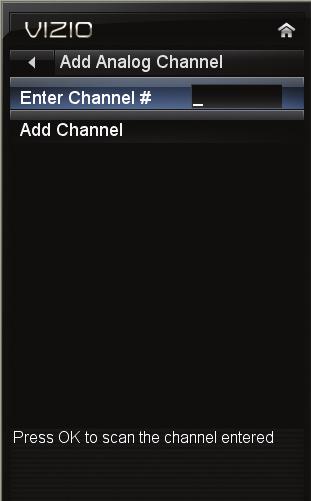 5 Adding New Channels Occasionally, you may need to add a new analog channel or add a new range of channels. You can do this by using the Partial Channel Search and Add Analog Channel options.