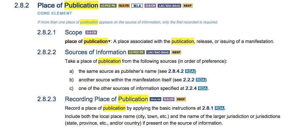 Indicators: First indicator: Sequence of statements # - Not applicable/no information provided/earliest available publisher Second indicator: Function of entity, 4 - Copyright notice date Field