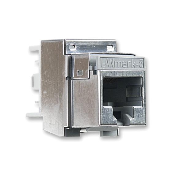 LANmark-5 Snap-In connector Available in Screened and Unscreened version Version for stranded wire available, both in Screened and Unscreened No punchdown tool needed for termination Reduced risk of