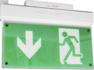 INDOOR SIGN LUMINARIES ZLD-28/EM/MAR LED Self testing emergency sign luminary with LEDs for use to the indoor spaces of the vessel.