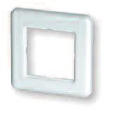 DIN Installation Environments (Germany) DIN 50 x 50 mm Faceplate Frame Faceplate suitable for all outlets with a 50 x 50 mm footprint External Dimensions 80 x 80 mm 80 x 80
