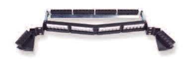 Flushmount Modular Patch Panel (unloaded) 19 1 U unloaded flushmount panel to be equipped with different SlimLine jacks (see pages 34/35) Including grounding bolt AMPTRAC functionality not applicable