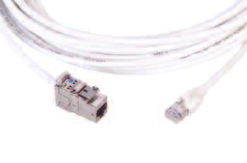 to IEC 61156-7 LSFRZH sheath Color: white Assembly to connect the work area outlet with the consolidation or transition point Saves time and money on moves, adds and changes According to ISO/IEC