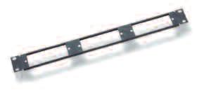 managers) 1 U 0-1348876-4 1 U Patch Panel, Frontplate, Empty, for 3 MPO Cassettes or Snap-In-Modules 1 U, 19, metal Frontplate style Accommodates up to 3 MPO/MPOptimate Cassettes (see pages 70/74) or