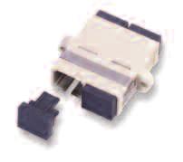 Connectivity Adaptors SC Duplex/SC Duplex Suitable for any SC duplex connector Available in singlemode and multimode versions Housing Sleeve Color Mounting Application Packaging Plastic Metal almond