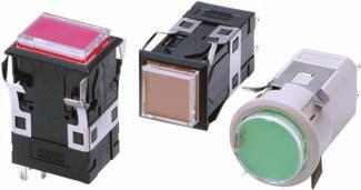 Indicator (Rectangular) CSM DS_E_4_1 Large Rectangular-bodied Indicators Excellent illumination with even surface brightness. Three-color (green, orange, red; chameleon lighting) included in lineup.