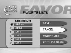 Choose one of these themes and the system immediately displays a list of all programs on at the current time that fit