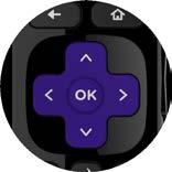 If your remote control has a headphone jack on its left side, then you have a Roku TV Enhanced Remote Control, which has additional capabilities as noted below.