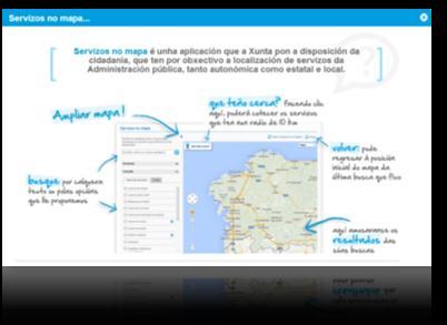 Ademais, en abril de 2012, a Xunta de Galicia unificou a páxina de acceso ás diferentes consellerías desde o portal web corporativo, facilitando a navegación e o acceso aos contidos das webs de