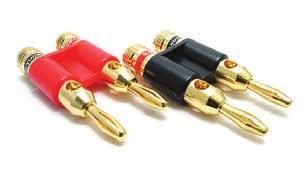 Pro-Z Banana Plug copper 10 AWG Set of 4 (insulator boots included) Compression-Fit Pro-Spade Connectors copper 10 AWG Set of 4 (insulator boots included) PRO-SPADE/4P Bulk 12 sets PRO-SPADE/4 Bulk