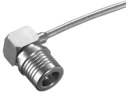 Right Angle Cable Plugs (male) > for semi-rigid cables, SUCOFORM and MULTIFLEX cables > cable entry soldered > centre contact soldered Assembly Instruction