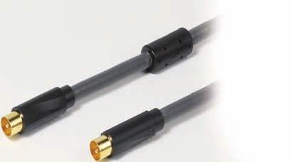 technology - Ferrite for the prevention of interference - Triple shielded - Inner wire: OFC 1,02 mm - Screening efficiency: 110 db SI CPCS 15 EDP-No.