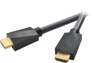 CLASSIC Video connections HIGH SPEED HDMI cable with Ethernet HDMI plug <-> HDMI plug - HDMI Ethernet Channel (HEC) with up to100 Mb/s - For highest resolutions from 4096 x 2160p @ 24 Hz -