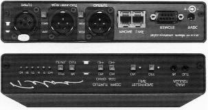 The rack mounting unit has a universal, auto-configuring power supply. or conferenced together.