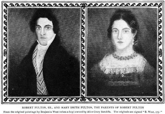 50 Fultons of N. A. Pedigree Figure 1.3.5-4 Portrait of Steamboat Fulton s parents. From Sutcliffe. 1405 http://www.frontiernet.net/~elisa96/hirth/fulton_parents_west.