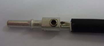 back of male and female connector.