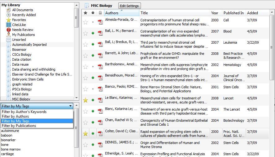 Manage Your Library Open attached PDF files in integrated viewer Documents can be