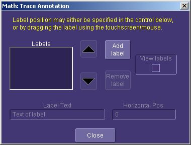 G ETTING S TARTED M ANUAL 4. Create Label Text by using the pop-up keyboard.