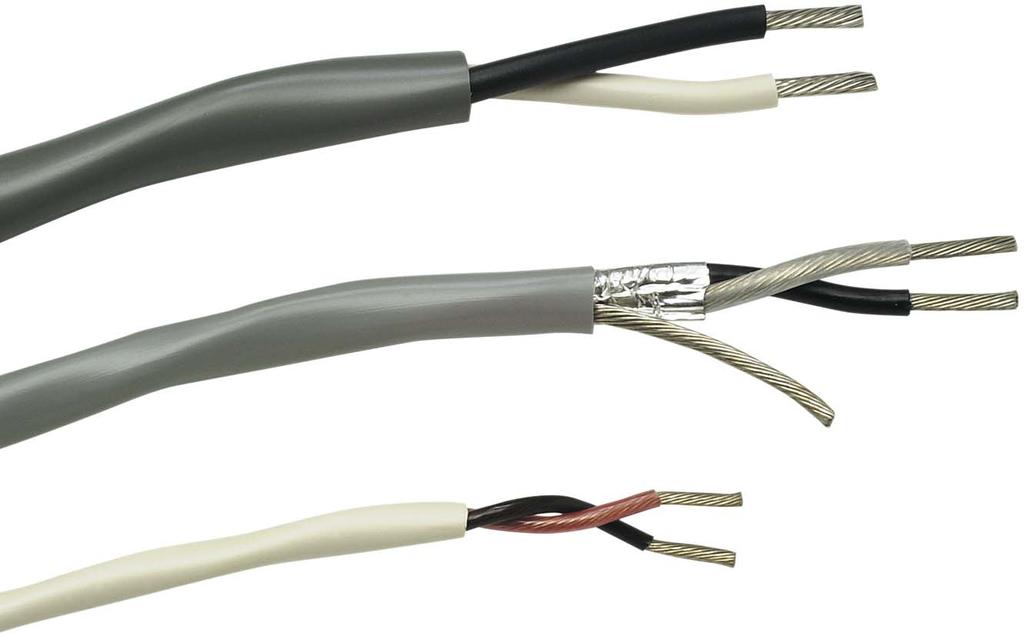 21 Speaker Cable: Permanent Installation Easy to Install Cost Effecitve Multiple Gage Sizes Available UL Listed Mechanical Specifications Speaker Level Analog Audio Permanent Installation