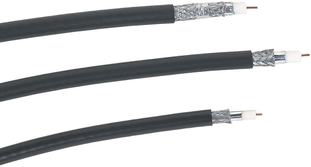 40 Video Cables Broadband & Distribution Coax Low Attenuation & Return Loss Copper-clad Steel Conductor Precision 75S Impedance 2.