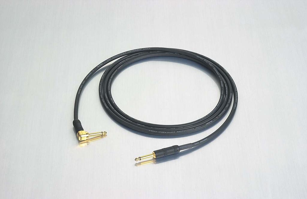 66 Connectorized Cables & Breakout Systems Guitar/Instrument Low Capacitance Heavy Shielding Low Noise Gold-plated ¼" Plug with Black Metal Shell Hand Soldered Guitar to Amplifier Interconnect