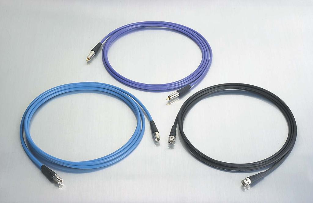 78 Connectorized Cables & Breakout Systems Single-channel Coax Low Attenuation & Return Loss Precision 75S Impedance 3GHz or 1GHz Cable Bandwidth Multiple Cable Sizes & Connector Types Precision,
