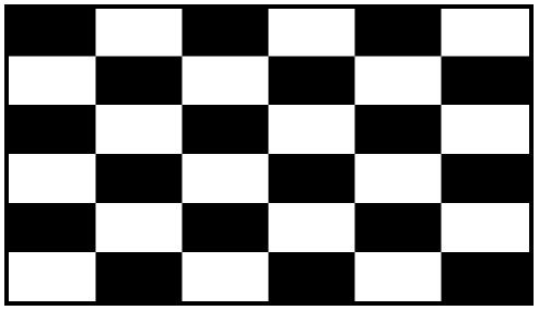 CHECKER The CHECKER pattern displays alternating black and white boxes as in a checker board. This pattern is useful in checking the high voltage regulation of CRT power supply circuits.