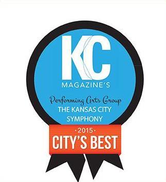 ACCLAIM FOR KANSAS CITY SYMPHONY Voted Favorite Performing Arts Group by Visit KC for the Visitor s Choice Awards (2016) Voted Best Performing Arts Group by The Pitch (2016).