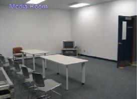 260 square foot total area Media Room 520 square foot total area One built in cabinet 3 Phones lines 1 Data lines Rigging