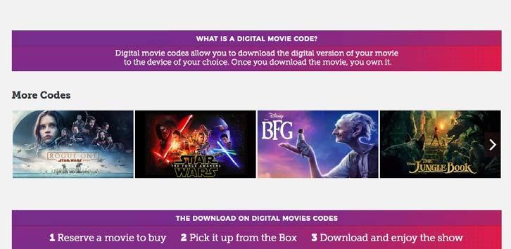 com and Movies Anywhere require an individual to represent that he or she (or a member of his or her family) obtained the Code as part of a Combo Pack and did not buy the Code separately.