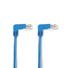 The Ups and Downs of SpaceGAN 90 ight-angle Patch Cables. A B S U T Y SpaceGAN 90 Angle CAT5e/CAT6 Patch Cables come with up, down, left, and right-angled connectors, as well as straight connectors.