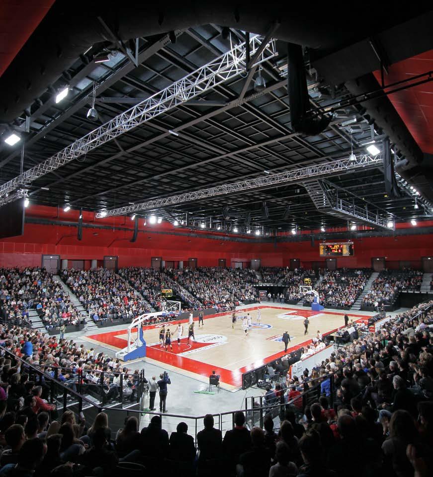 Applications Applications Indoor arenas and outdoor stadiums Ekinox Arena, Bourg-en-Bresse,