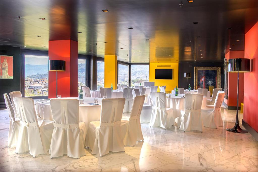 POMPEI ROOM Banquet room seats 90 delegates in theatre style or 50 delegates classroom style.