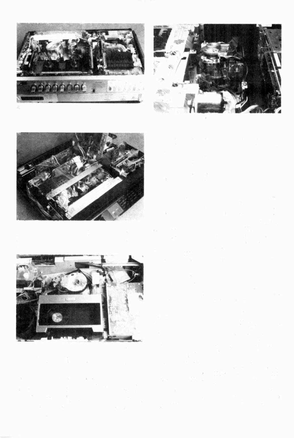 A 1978 interior - the JVC HR3300 with its top cover removed. The machine weighed 13-9kg and its one -event timer had no setting, the recording continuing until the end of the tape was reached.