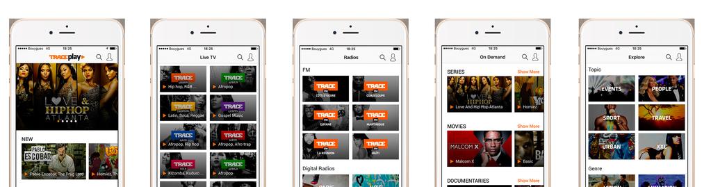 1/ THE APP 1.1 TRACE PRESENTS TRACEPLAY TracePlay is the first subscription-based service entirely dedicated to urban and afro-urban music and entertainment.